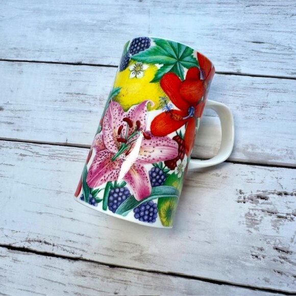 Dunoon Fine Bone China, Madeira by Caroline Bessey, Coffee Mug, Made in England - Picture 2 of 5